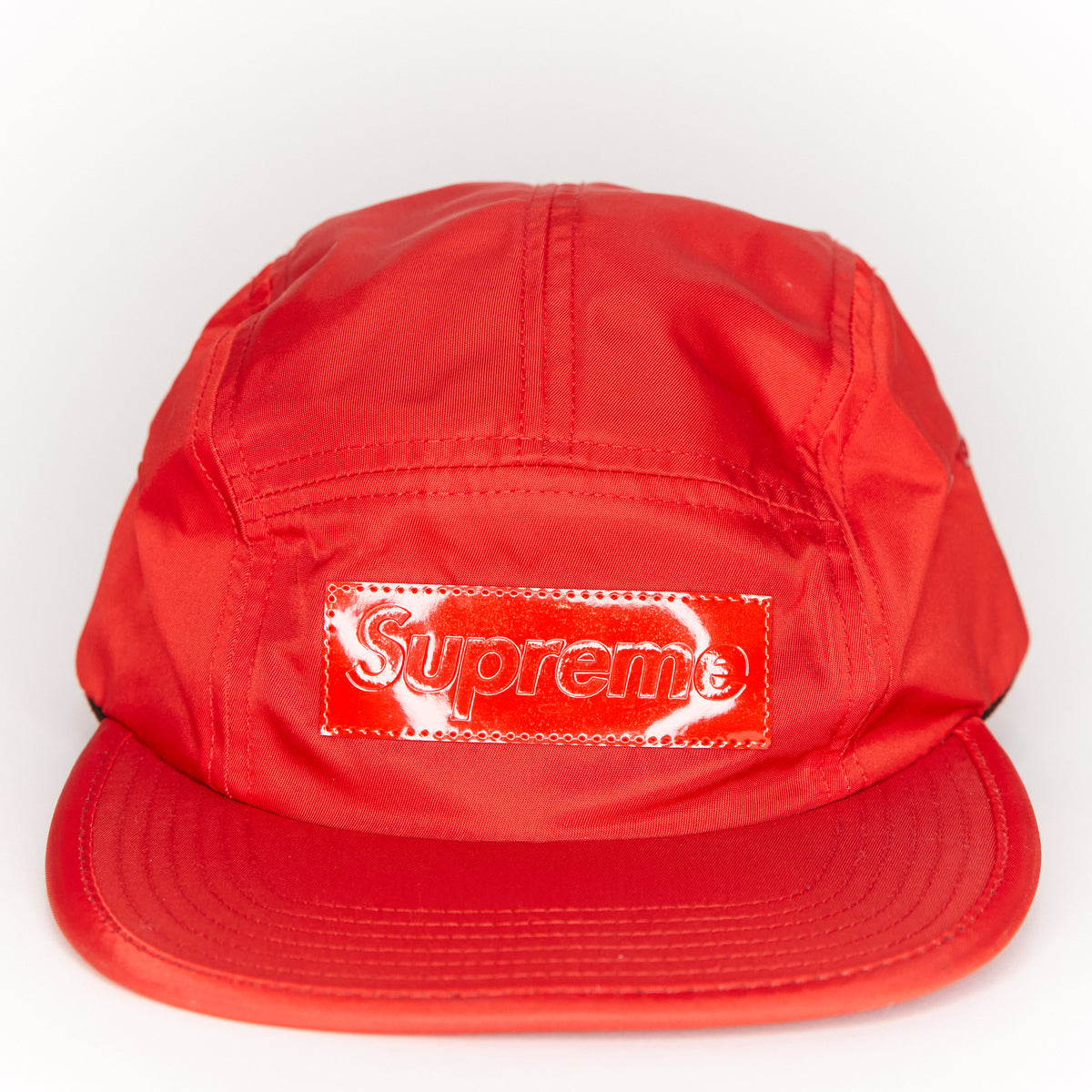 Supreme Patent Leather Patch Camp Cap – Closet Tours Supreme Patent Leather Patch Camp Cap – Closet Tours