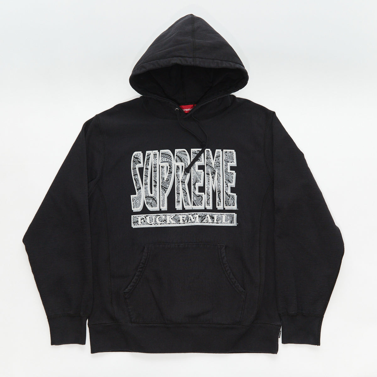 Supreme Paisley Fuck Em All Hoodie – Closet Tours