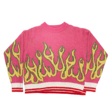  Palm Angels Burning Wool Knit Sweater