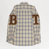 Burberry Letter Graphic Check Cotton Poplin Shirt