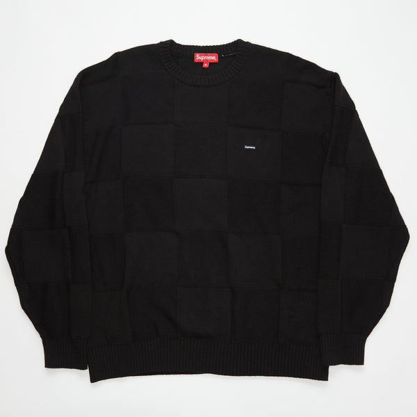 Supreme Tonal Checkerboard Small Box Sweater – Closet Tours