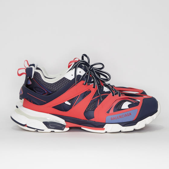 Balenciaga Track Sneaker - White Navy Red