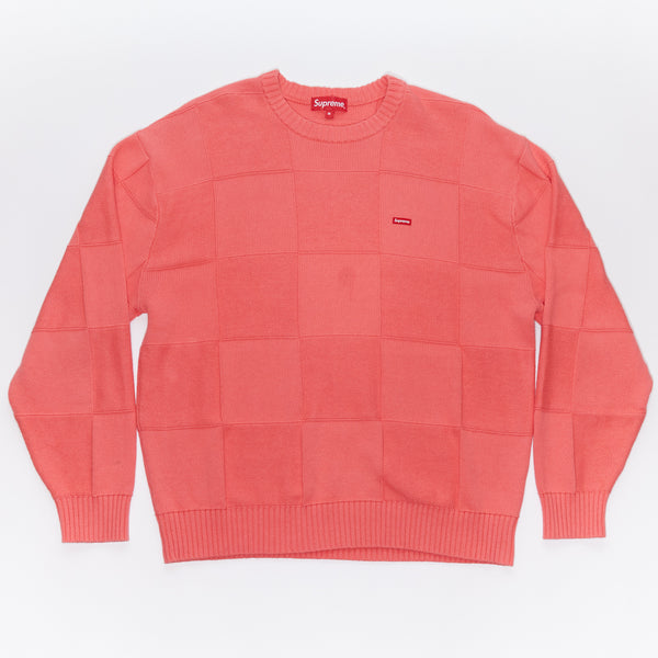 Supreme Tonal Checkerboard Small Box Sweater