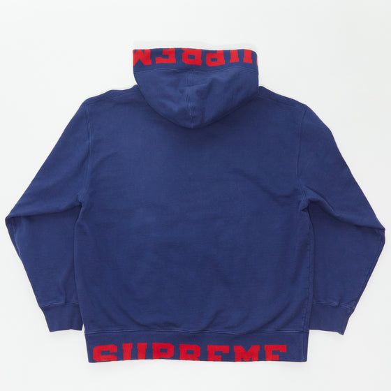 Supreme Cropped Logos Hooded Sweatshirt