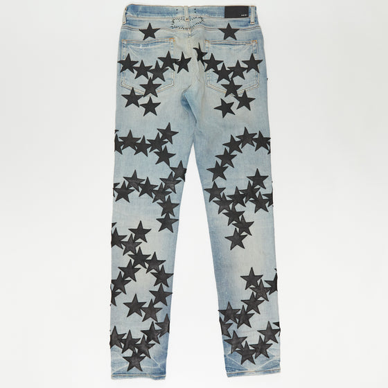 Amiri Alchemist Leather Star Jeans