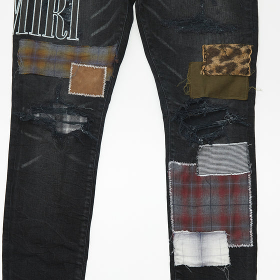 Amiri Grunge Patchwork Jeans