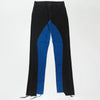 Olivier Black/Blue Split Jeans