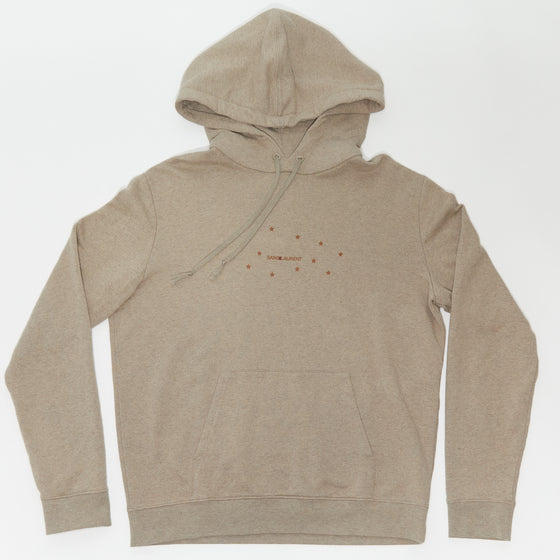 Saint Laurent Rive Gauche stars logo hoodie