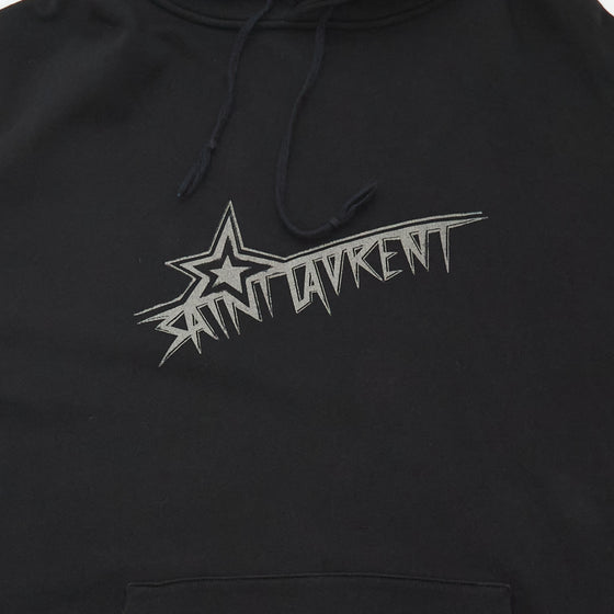 Saint Laurent Paris Star Logo Hoodie