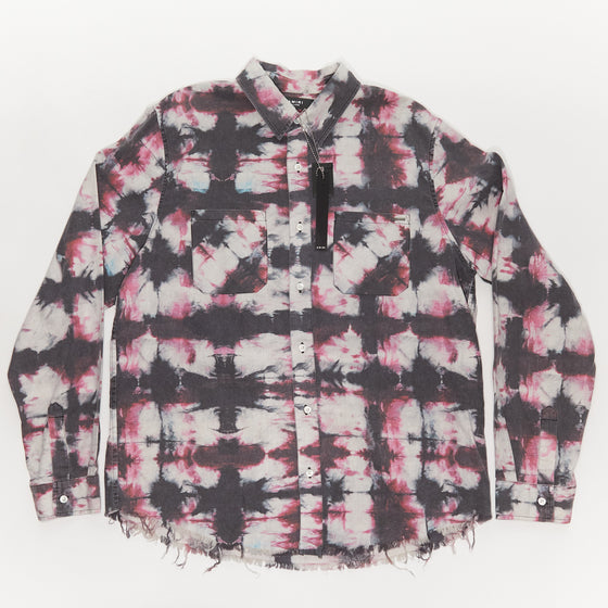 Amiri Watercolor Plaid Shirt