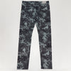 Camouflage Jacquard Straight Leg Jeans