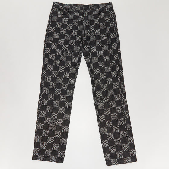 Louis Vuitton Distorted Damier Denim Pants