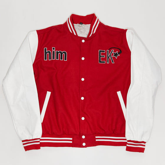 Elias King Varsity Jacket Red