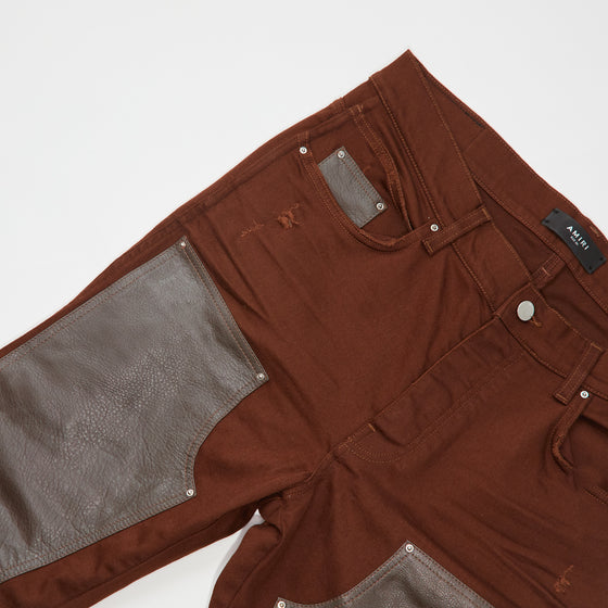 Amiri Workman Brown Jeans