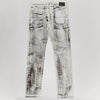 Purple Brand P001 White X-ray Jeans