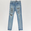 Amiri Distressed Bandana Slim-Fit Jean