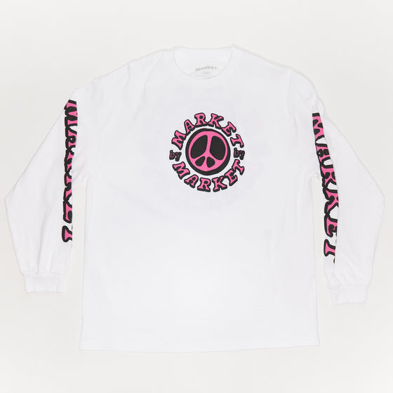 Market Cali Peace Long Sleeve - White