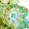 Amiri Green Tie Dye Bones Hoodie