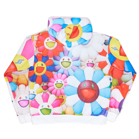 J Balvin x Takashi Murakami All Over Flowers Hoodie