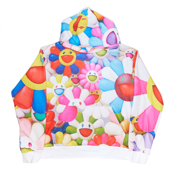 J Balvin x Takashi Murakami All Over Flowers Hoodie