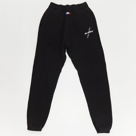 Olivier Black Logo Sweatpants