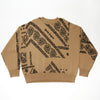 Palm Angels Jacquard Bandana Wool Sweater