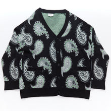  Bape Black Paisley Pattern Cardigan