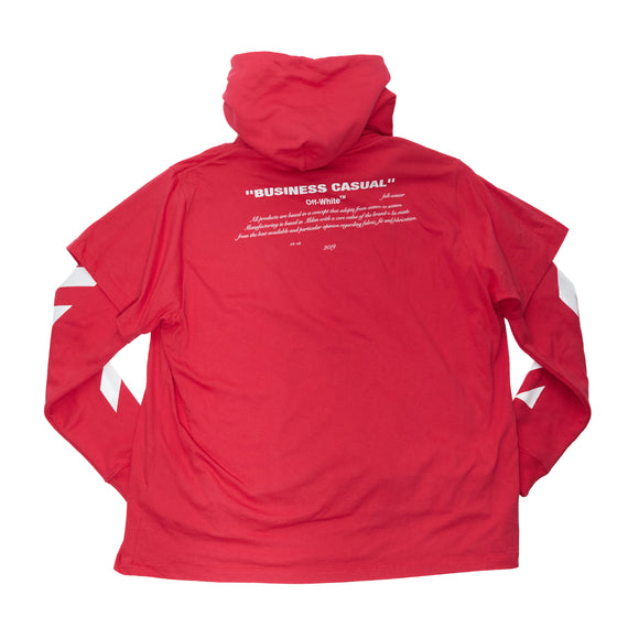 Off White Business Casual Hoodie