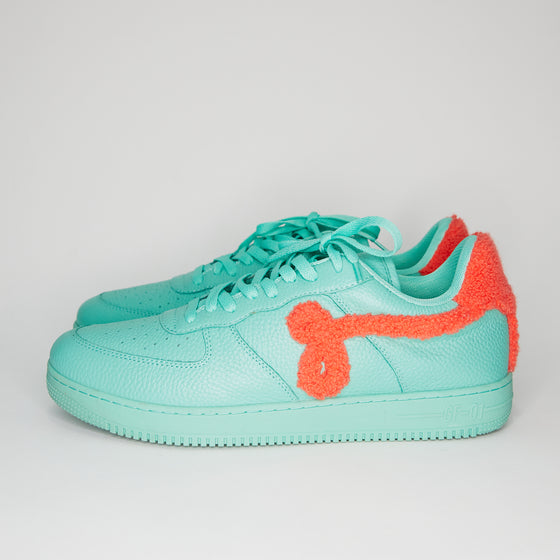 John Geiger GF 01 - Teal Peach Chenille