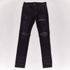 Amiri Aged Black Ripped Finish Skinny Jeans