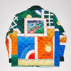 Casablanca Tennis-Print Quilted Hunting Jacket