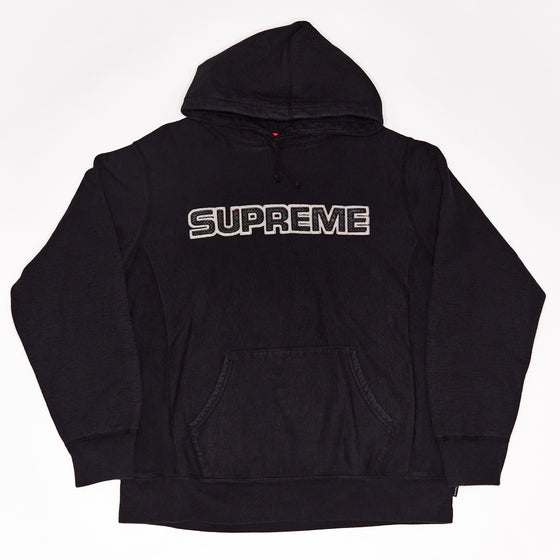 Supreme Perforated Leather Hooded Sweatshirt