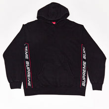  Supreme Text Rib Hooded Sweatshirt