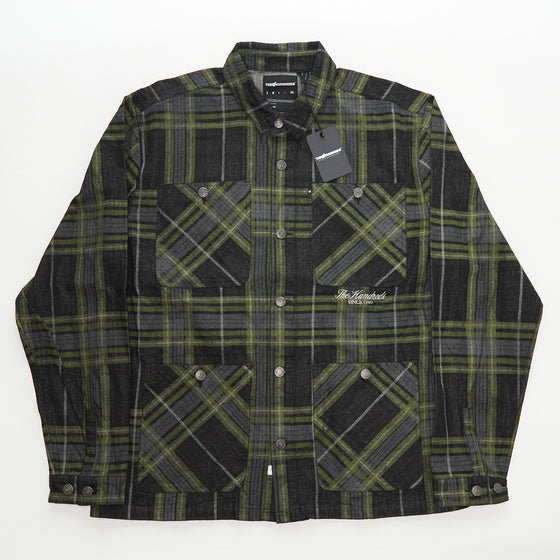 The Hundreds Denim Jacket Flannel Pattern