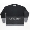 Off-White Colour Block Knitted Crewneck Black